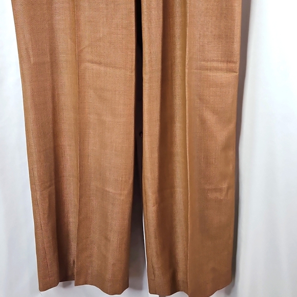 Linda Allard Ellen Tracy Tan Women's Blazer and Pants Set Size 14 - Picture 8 of 9